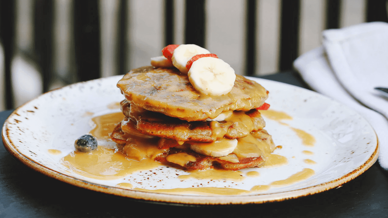 Muz’lu 3 Malzemeli Pancake