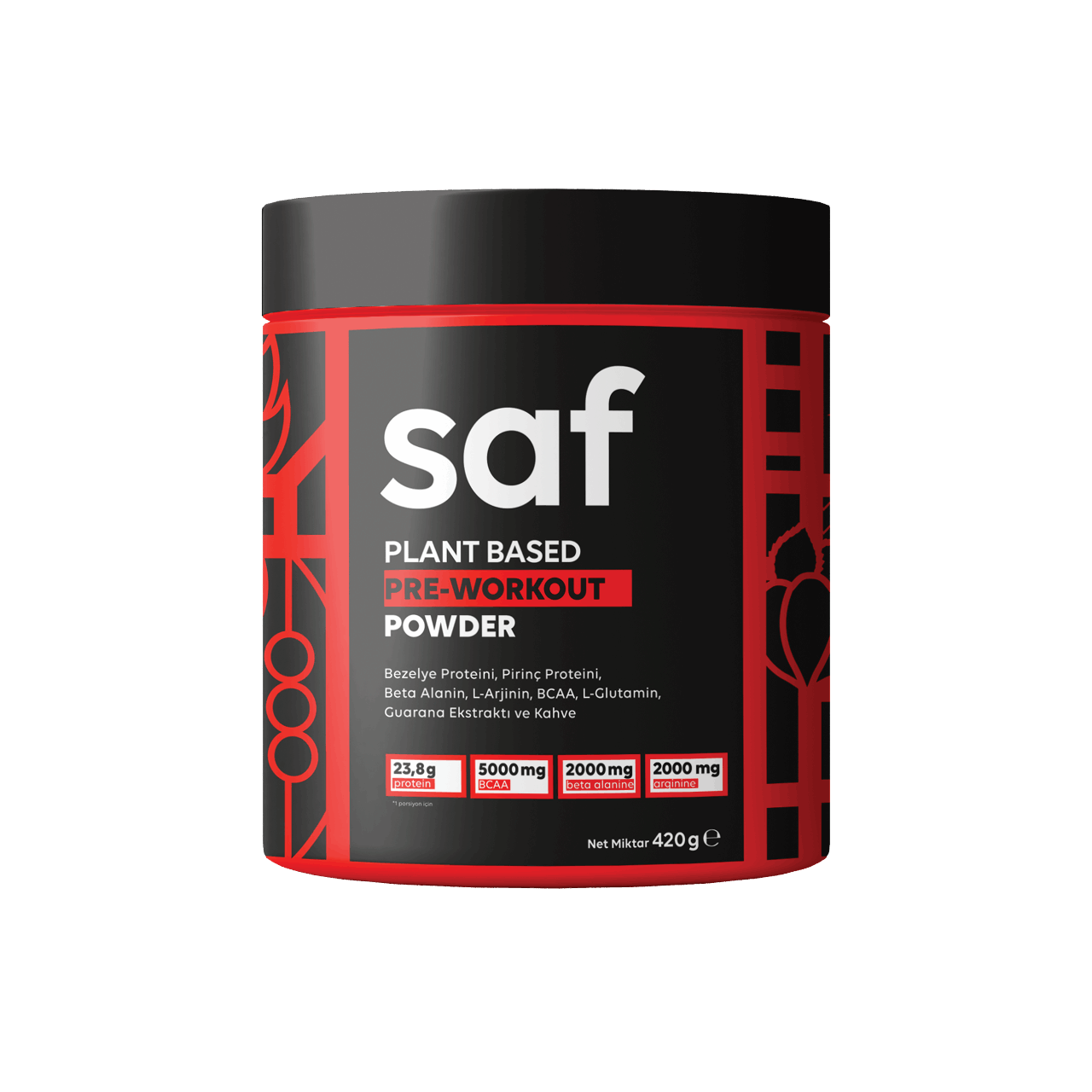 saf athletics pre-workout mix 420 gr