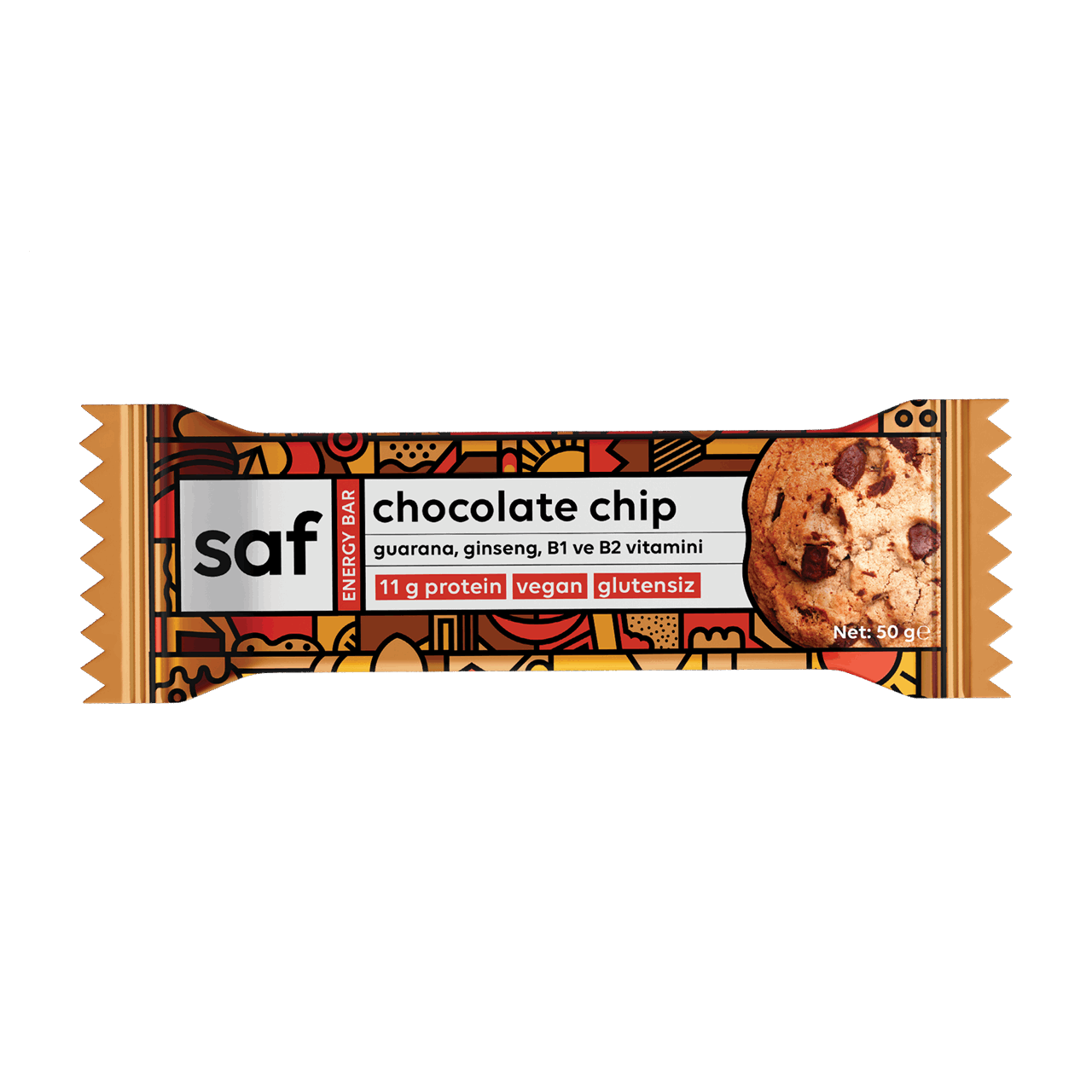 saf damla çikolatalı protein bar 50 gr x 12