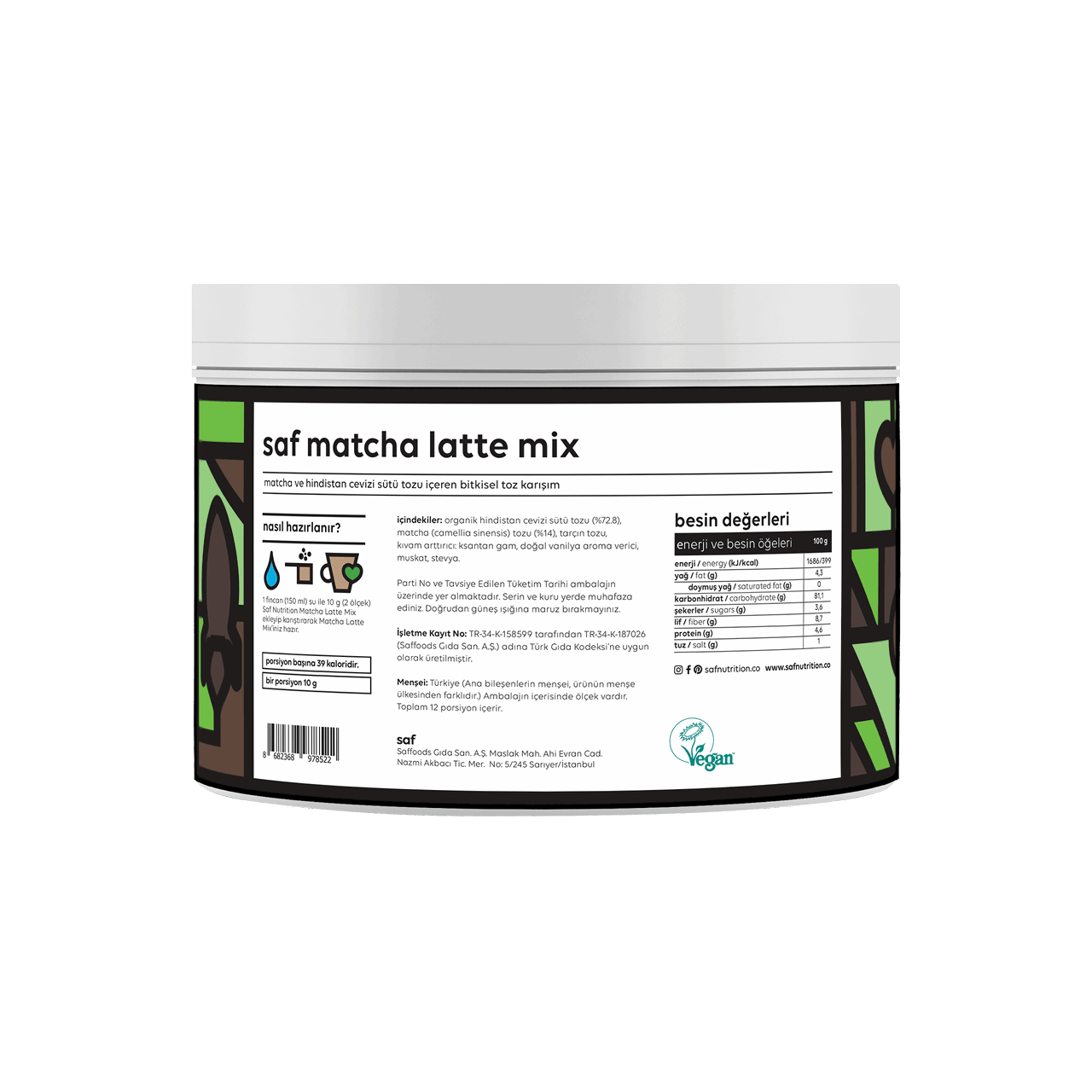 matcha latte mix 120 gr