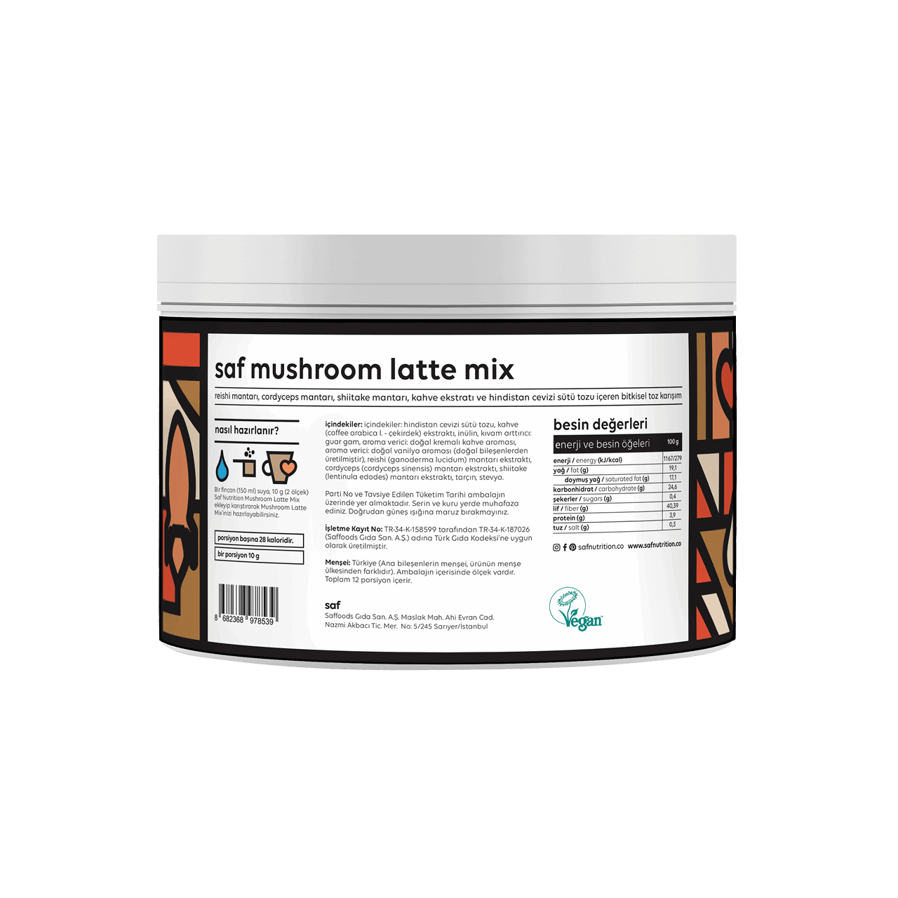 mushroom latte mix 120 gr
