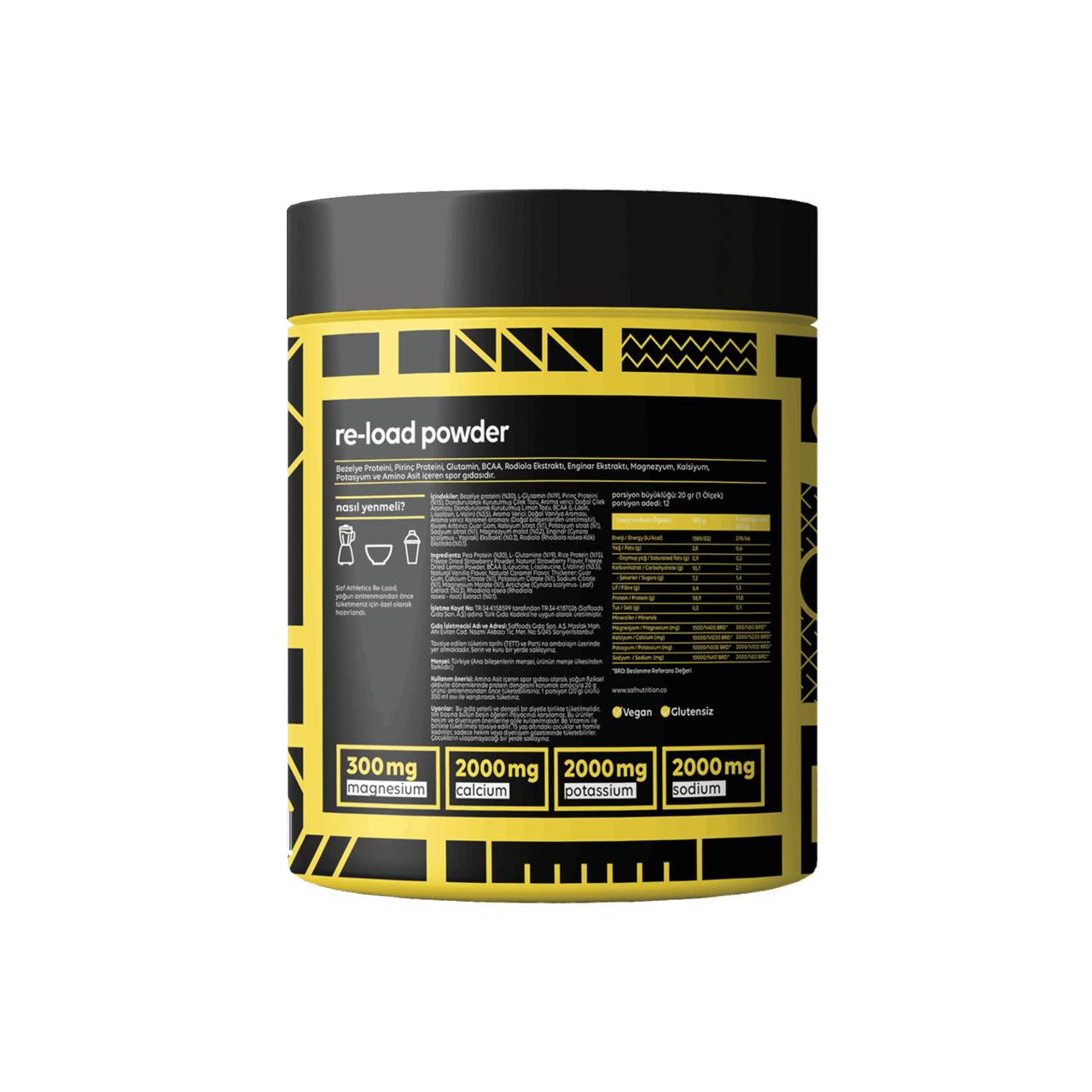 saf athletics re-load mix 240 gr