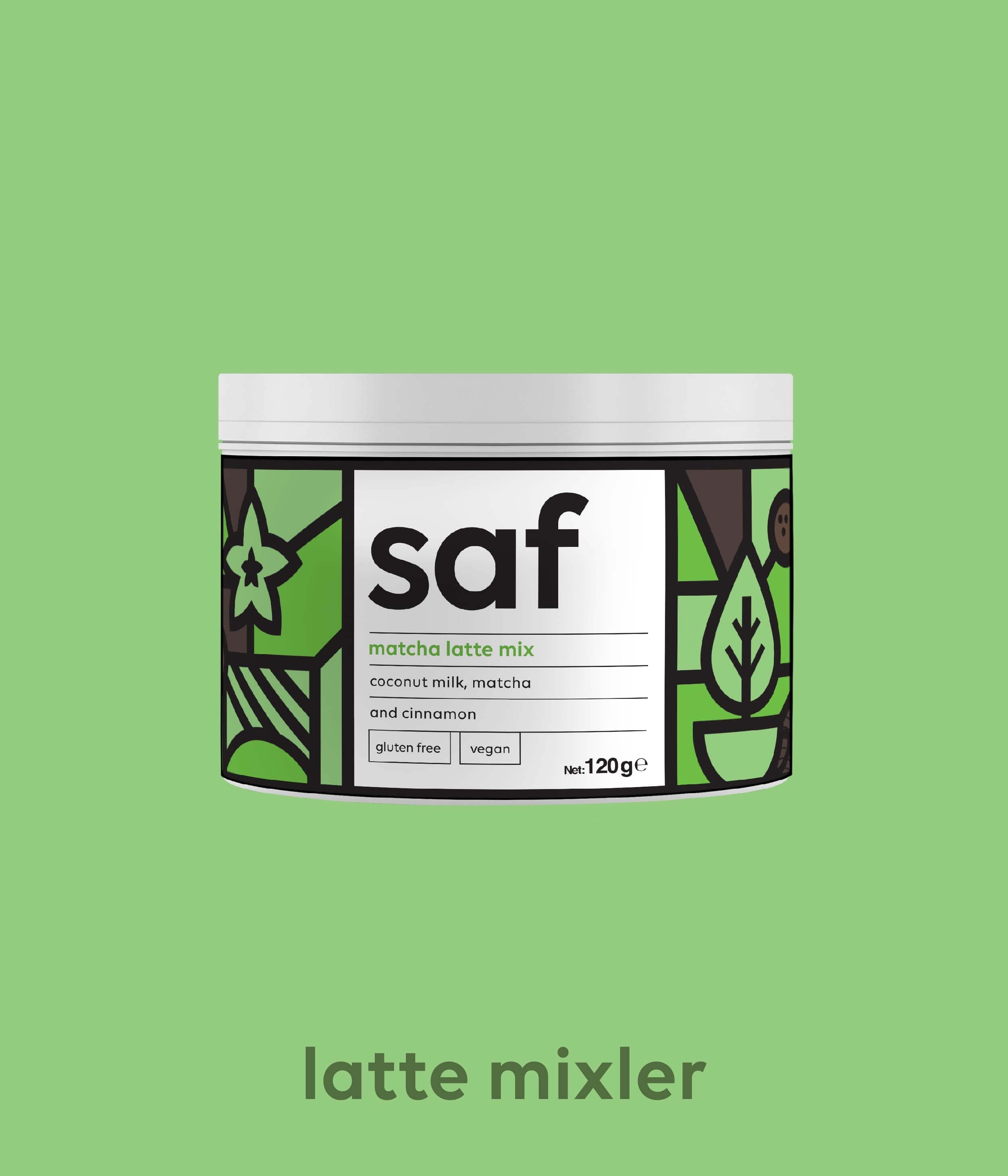 saf matcha latte mix