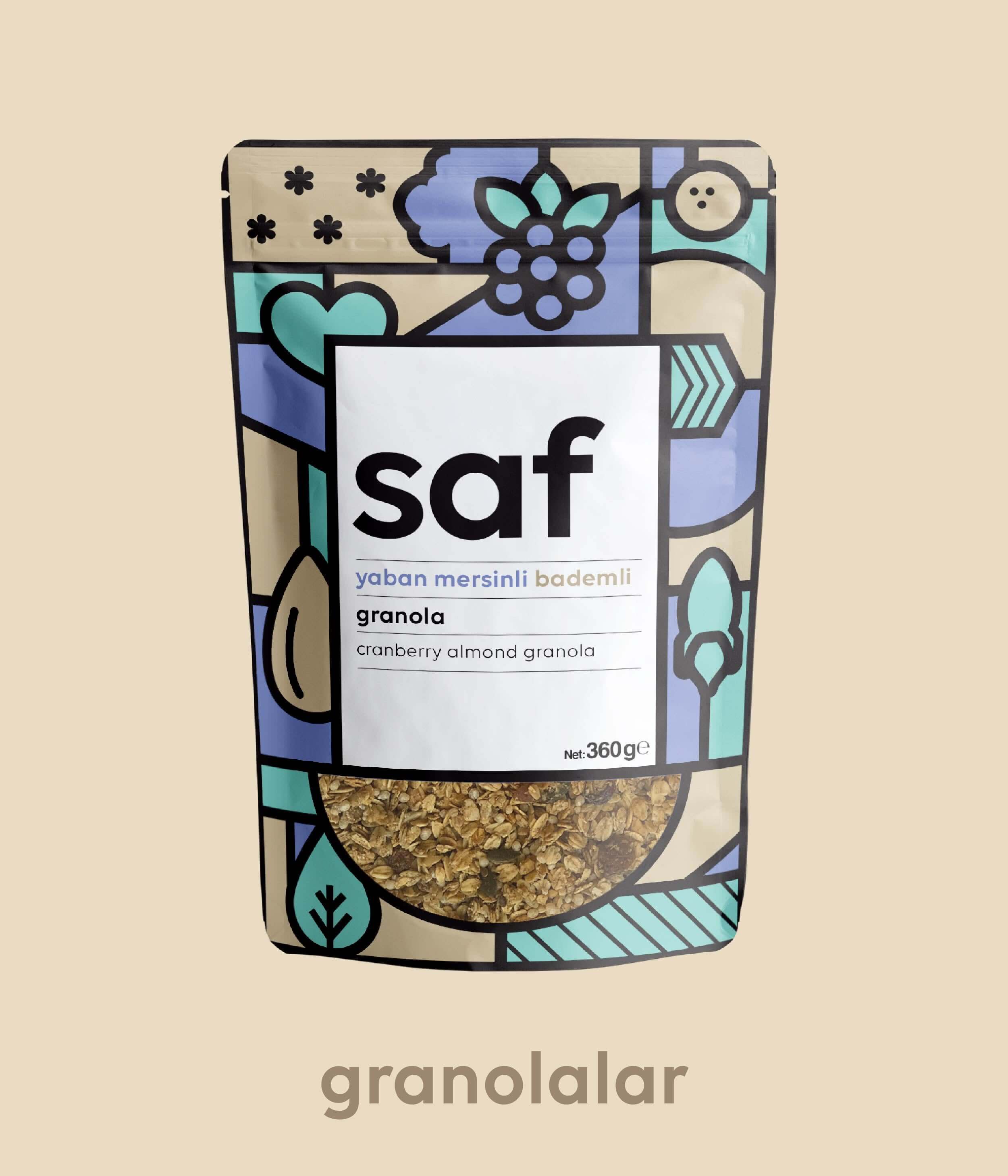 saf bademli yaban mersinli granola