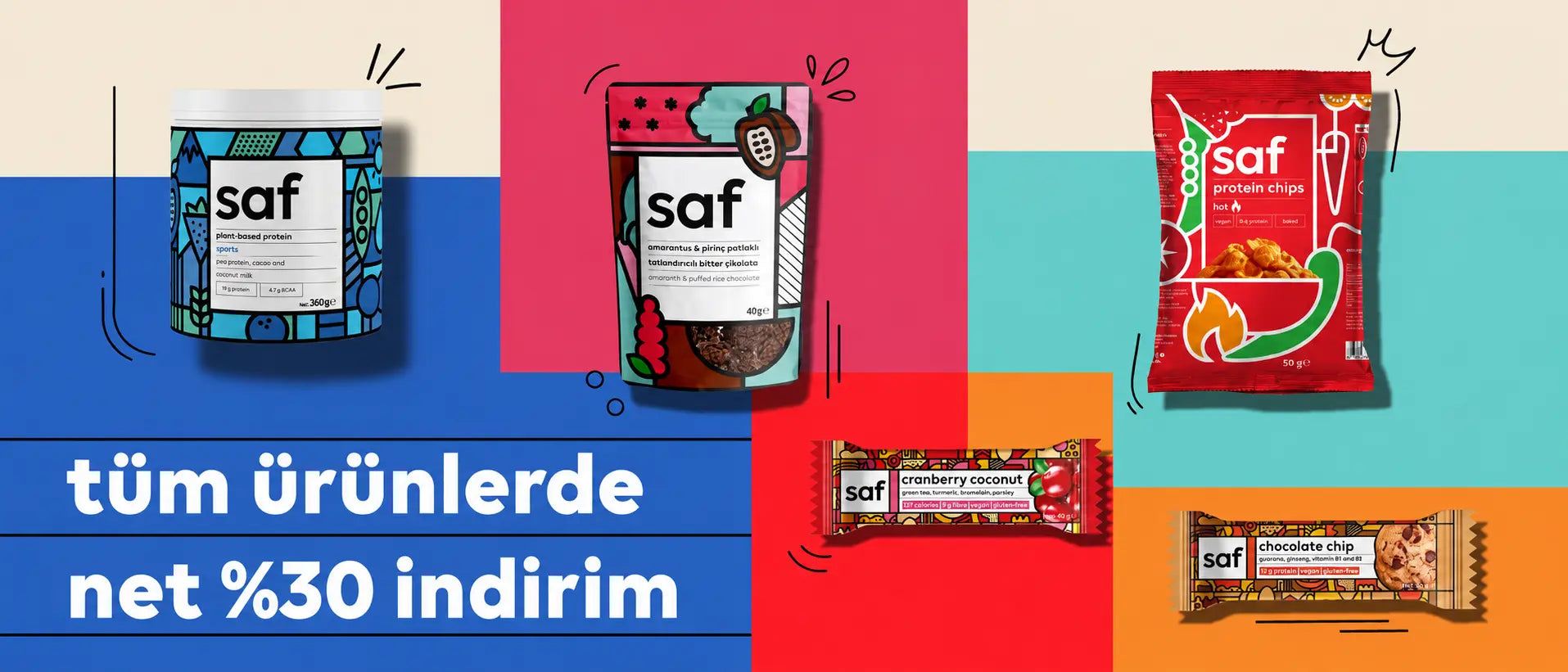 Tüm ürünlerde %30 indirim