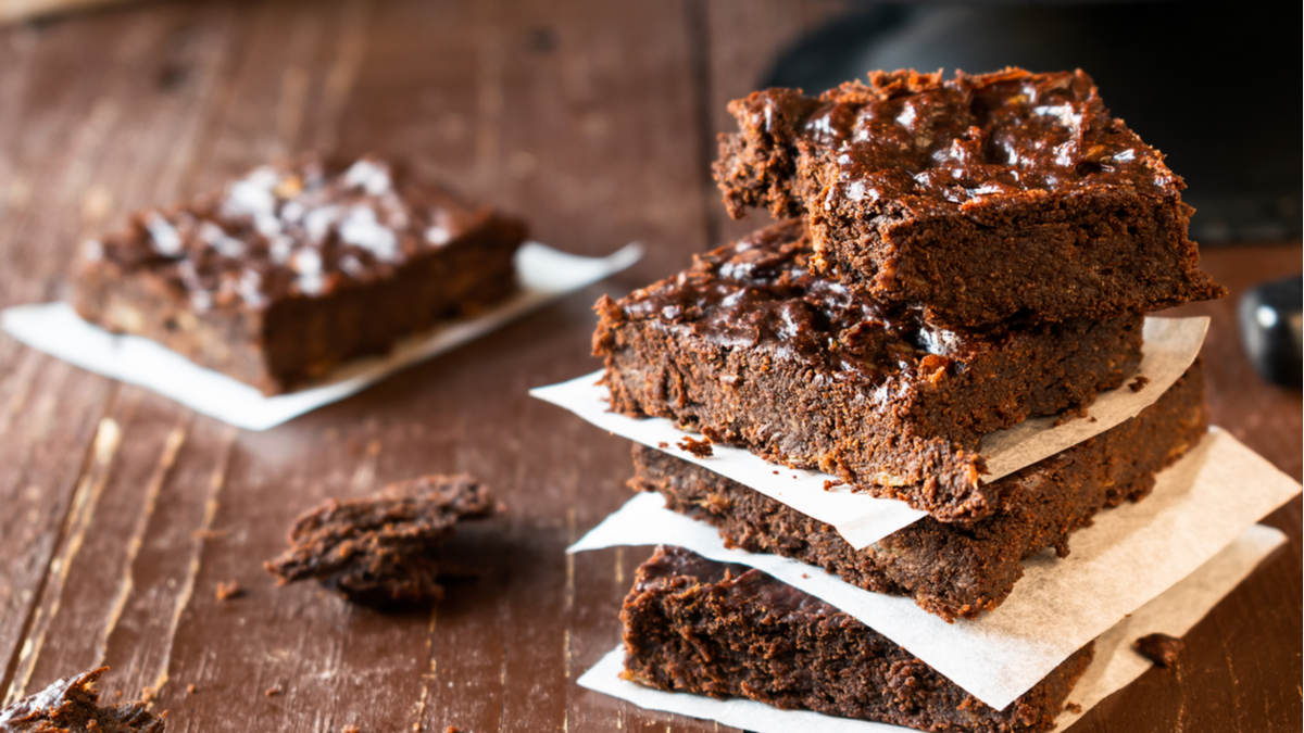 Unsuz, şekersiz vegan brownie