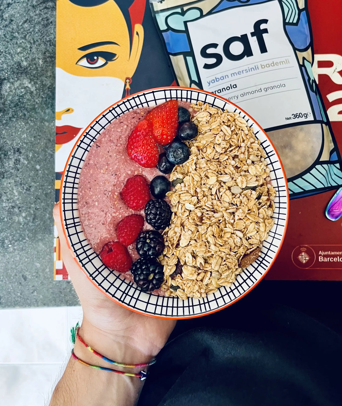 Yaban Mersinli & Bademli Granola 360 g