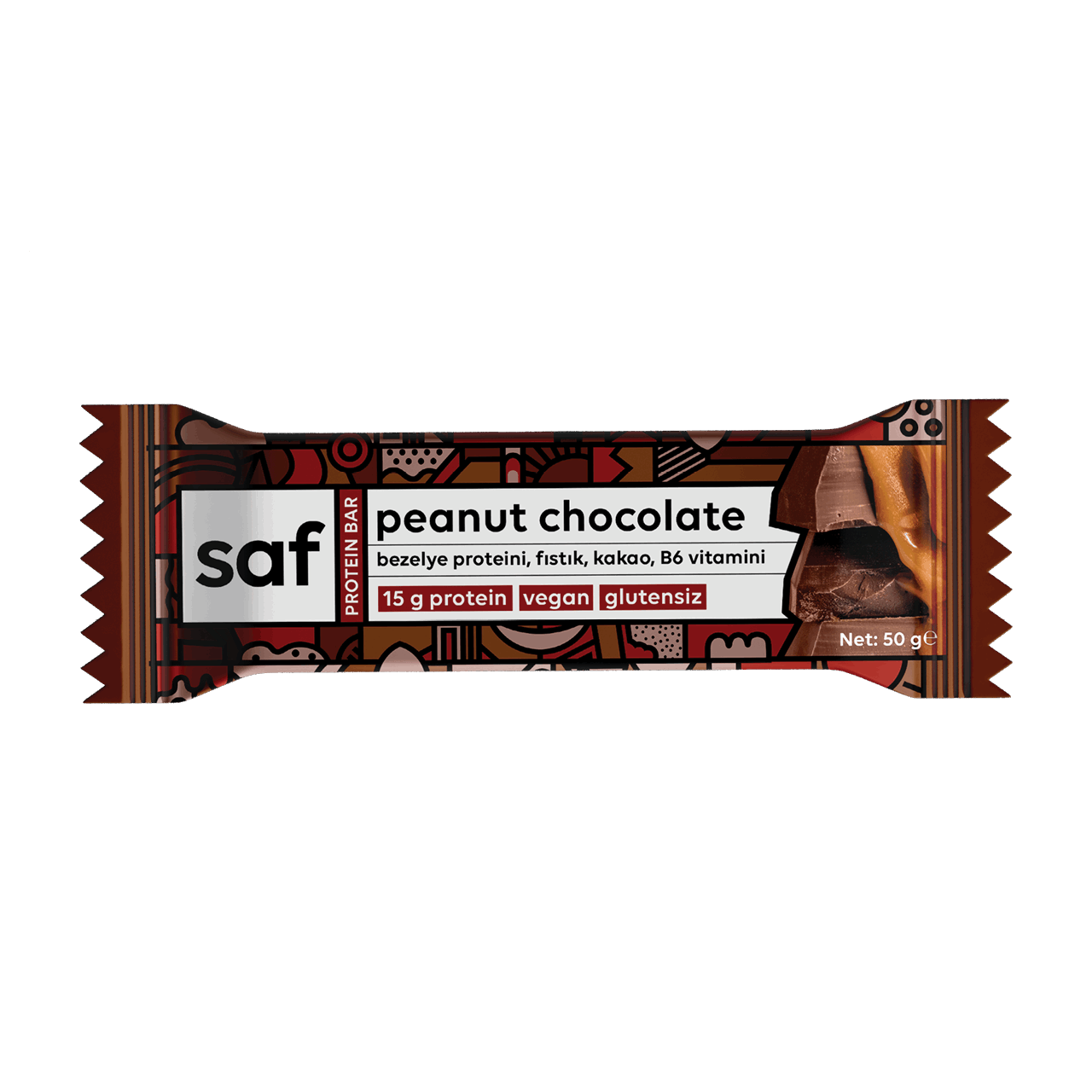 peanut chocolate high protein bar 50 gr x 12