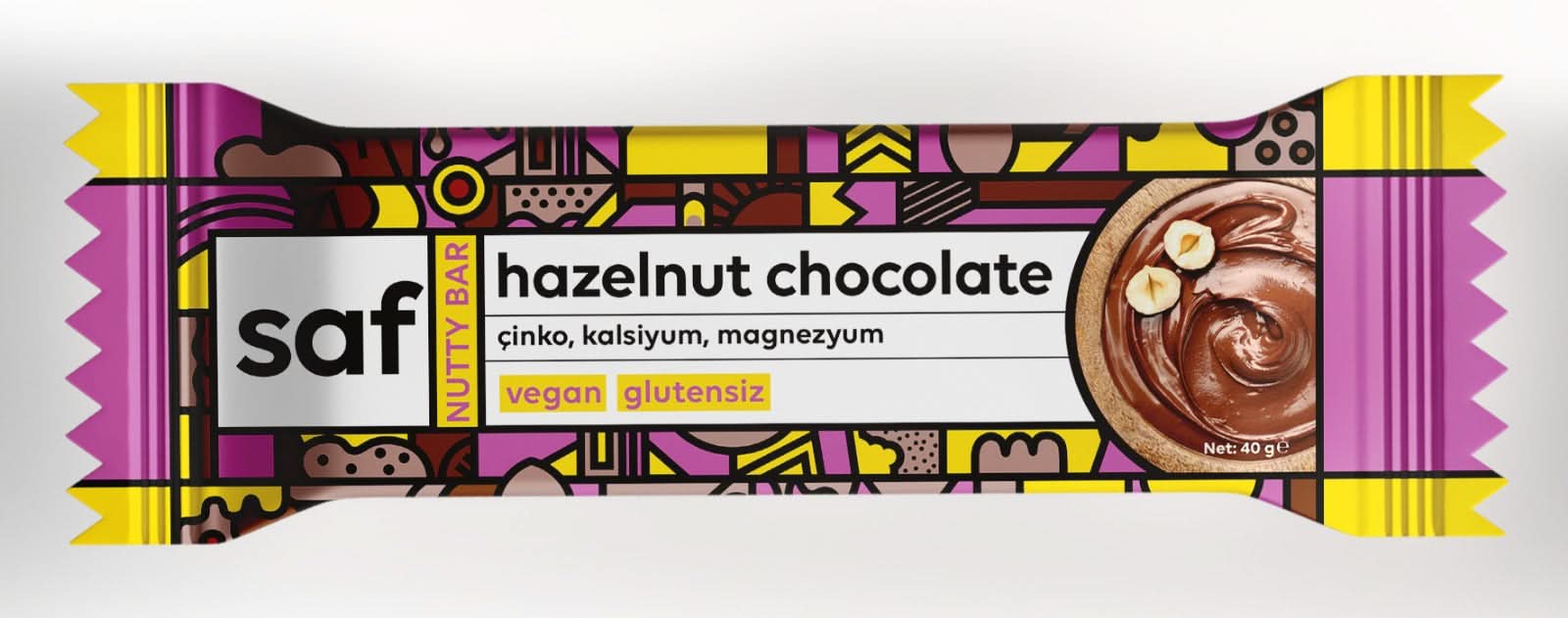 hazelnut chocolate nutty bar