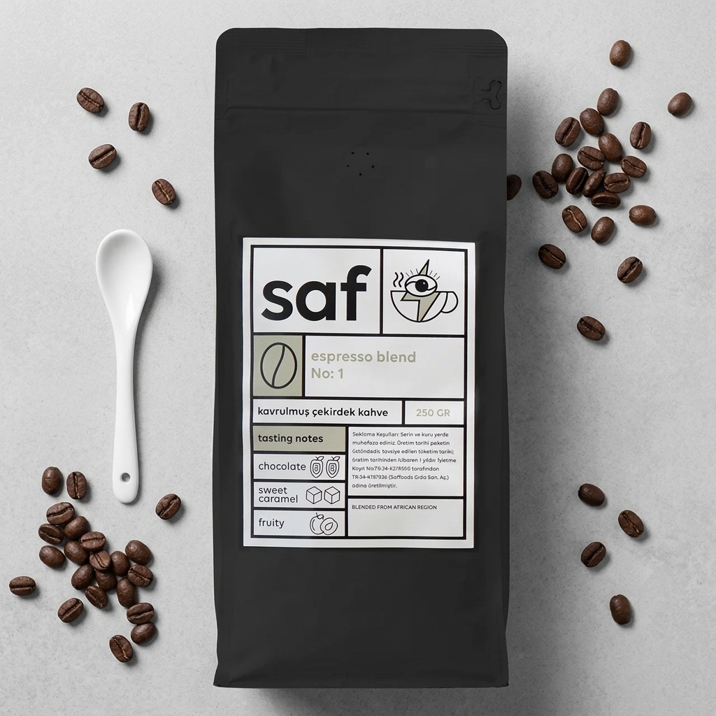 Kavrulmuş Çekirdek Kahve Espresso Blend No:1 250 g