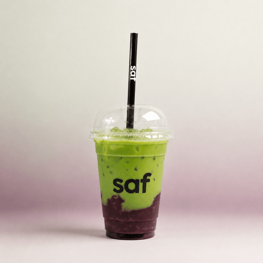 blueberry matcha